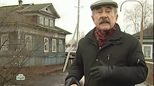 Леонид Каневский на съемках