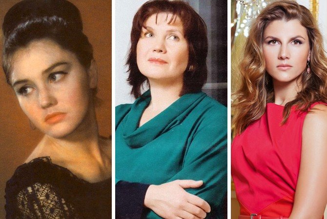 Жанна Прохоренко (слева), Екатерина Васильева, Марьяна Спивак (справа)